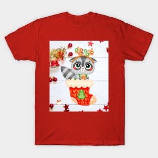 Raccoon Deer T-Shirt